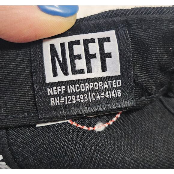 Fried Chicken by Neff 3D Black n White Embroidered Logo Hat Unisex Unique. Rare - Picture 2 of 13